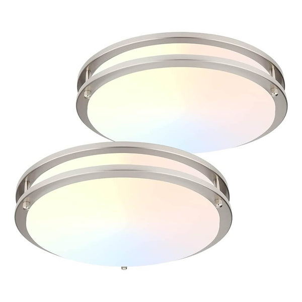 14 Inches 20W LED Flush Mount Ceiling Light - Adjustable CCT 3500/4000/5000K - 5 Years Warranty - Energy Star