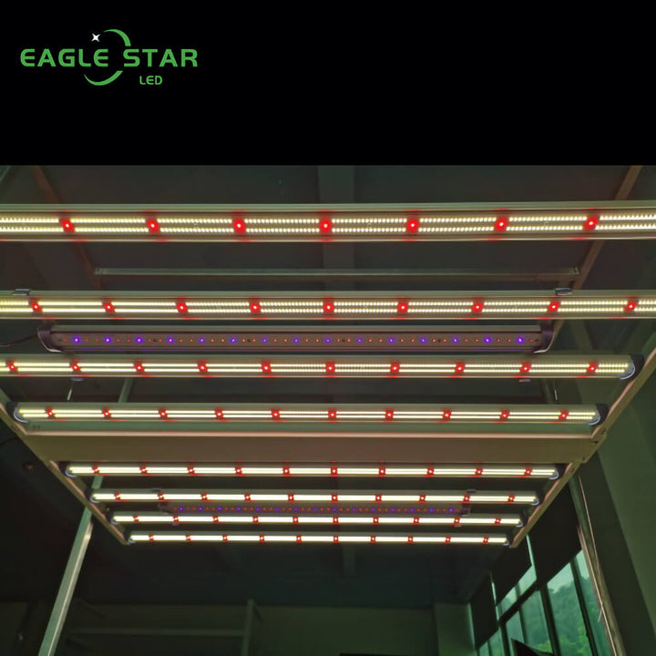 Eagle Star LED ESF8800 880W UV+IR Spectrum Tunable Timer Dimming LCD Display Full Spectrum Foldable LED Grow Light