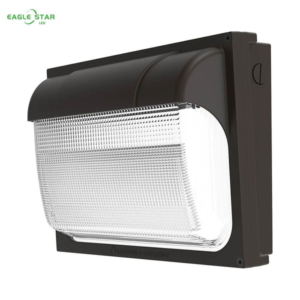 80/100/120W Adjustable Power LED Wall Pack Light - 130lm/w - 120V-277V - 5 Year Warranty- Compatible Photocell