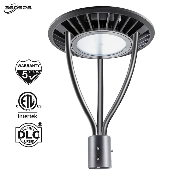 30/40/60W Adjustable Power LED Post Top Light - 130lm/w - Compatible Photocell - 5 Years warranty