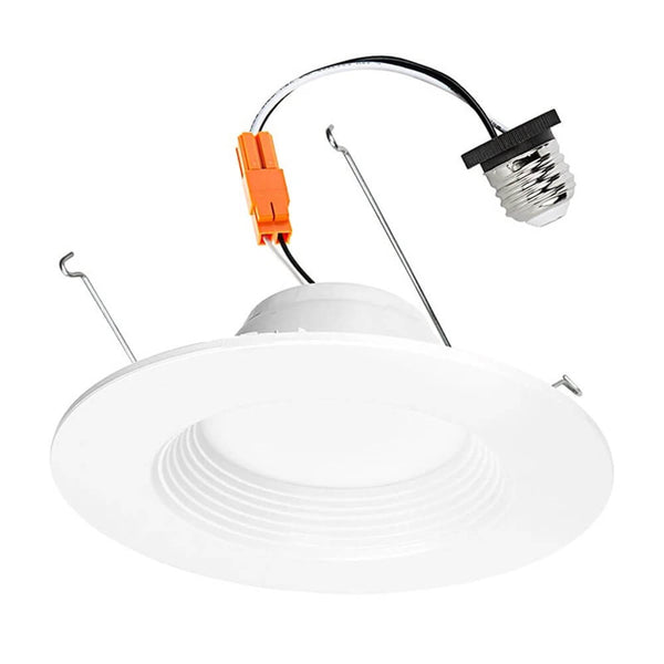 6" 15W 1200lm LED Downlight for 5" to 6" Cans - Selectable CCT - Retrofit LED Downlight - 75 Watt Equivalent - E26 Base