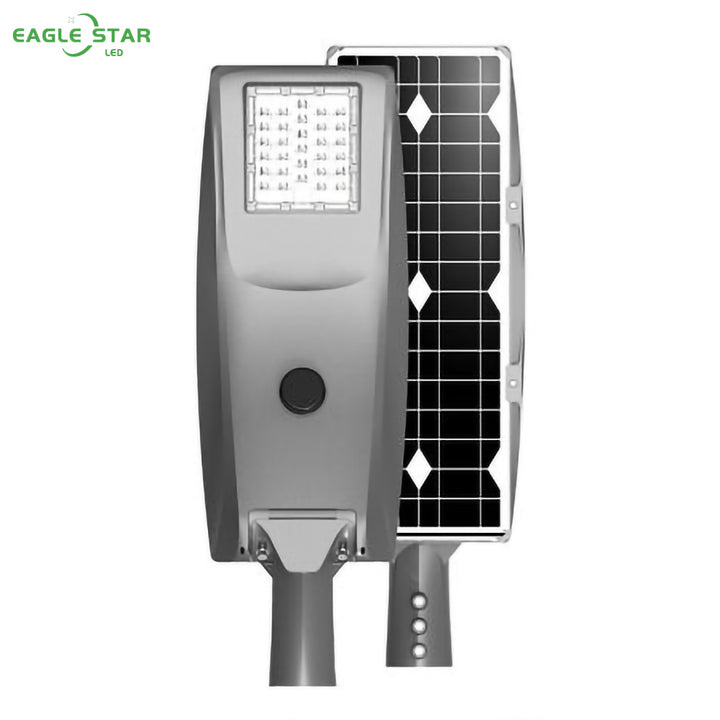 Eagle Star LED Solar Powered & Lithium Ion Battery Included All in One LED Solar Street Lights